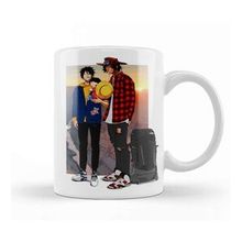 Baskı Dükkanı Luffy x Ace Travel Brothers Kupa