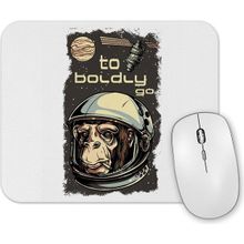 Baskı Dükkanı Macaco Astronauta Mouse Pad