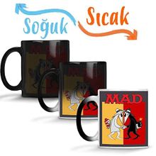 Baskı Dükkanı Mad Spy Vs Spy Sihirli Porselen Kupa