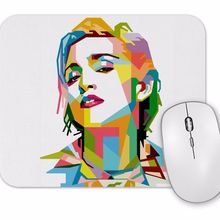 Baskı Dükkanı Madonna Circle Mouse Pad