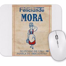 Baskı Dükkanı Madre Loca Leite Moça Mouse Pad