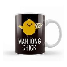 Baskı Dükkanı Mahjong Cat Player China Board Game Mah-Jongg Solitaire Kupa