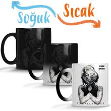 Baskı Dükkanı Marilyn Monroe 03 Sihirli Porselen Kupa