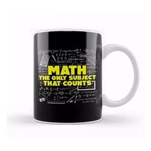 Baskı Dükkanı Math The Only Subject That Counts Funny Pun Kupa