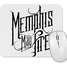 Baskı Dükkanı Memphis May Fire Mouse Pad