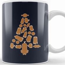 Baskı Dükkanı Minions Gingerbread Christmas Tree Kupa