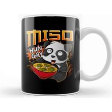 Baskı Dükkanı Miso Hungry Kawaii Panda Cute Anime Noodles Ramen Kupa