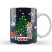 Baskı Dükkanı Miss Piggy Around The Christmas Tree Muppets Kupa
