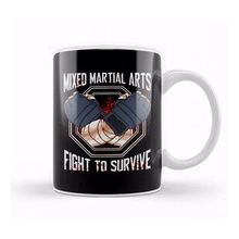Baskı Dükkanı Mixed Martial Arts Mma Fight To Survive Training Kupa