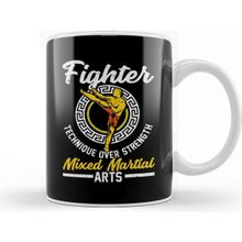 Baskı Dükkanı Mma Fighter Technique Over Strength Tasse Designed And Sold Kupa