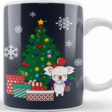 Baskı Dükkanı Moogle Around the Christmas Tree Final Fantasy Kupa
