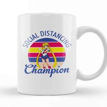 Baskı Dükkanı Moon Social Distancing Champion Kupa