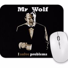 Baskı Dükkanı Mr Wolf I Solve Problems Mouse Pad