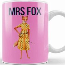 Baskı Dükkanı Mrs Fox_fantastic Mr Fox Kupa