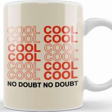 Baskı Dükkanı Mug Cool Cool No Doubt No Doubt Black And Red Kupa