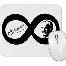 Baskı Dükkanı Mustafa Kemal Atatürk Sonsuzluk İşareti Mouse Pad