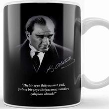 Baskı Dükkanı Mustafa Kemal Atatürk Söz Kupa