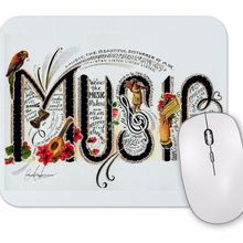 Baskı Dükkanı Müzik 2 Mouse Pad