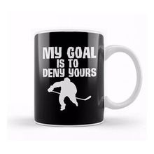 Baskı Dükkanı My Goal Is To Deny Yours Hockey Defender Kupa