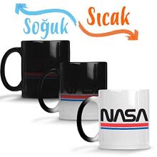 Baskı Dükkanı Nasa 001 Sihirli Porselen Kupa