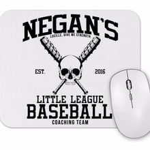 Baskı Dükkanı Negans Little League Baseball Walking Dead Mouse Pad