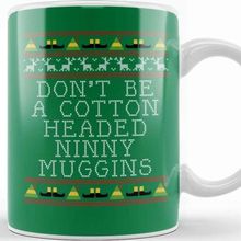 Baskı Dükkanı Ninny Muggins Elf Quote Christmas Knit Kupa