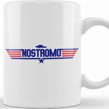 Baskı Dükkanı Nostromo Topgun Logo Alien Kupa Bardak
