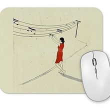 Baskı Dükkanı Nota Asan Kadın Mouse Pad