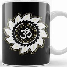 Baskı Dükkanı Ohm Symbol Yoga Ohm Indian Design Kupa