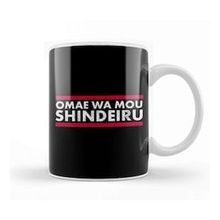 Baskı Dükkanı Omae Wa Mou Shindeiru Anime Merch Otaku Anime Memes Kupa