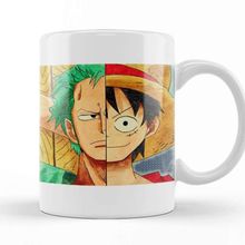 Baskı Dükkanı One Piece Luffy And Zoro's Faces Kupa