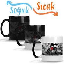 Baskı Dükkanı One Piece Monkey D Luffy Sihirli Porselen Kupa