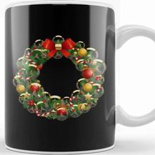 Baskı Dükkanı Overwatch Logo Multiface Christmas Wreath Kupa