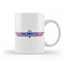 Baskı Dükkanı Overwatch Top Gun Logo Kupa