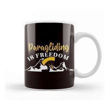 Baskı Dükkanı Paragliding Freedom Paraglider Parachuting Skydiving Pilot Kupa