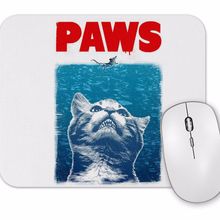 Baskı Dükkanı Paws Jaws Horror Korku Film Movie Spielberg Crossover Mouse Pad