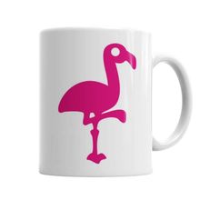 Baskı Dükkanı Pembe Yavru Flamingo 2 Sihirli Porselen Kupa