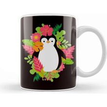 Baskı Dükkanı Penguin Hawaii Vacation Aloha Hibiscus Ocean Summer Island Kupa