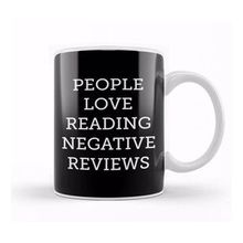 Baskı Dükkanı People Love Reading Negative Reviews Kupa