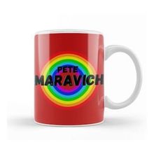 Baskı Dükkanı Pete Maravich Basketball Gifts Vintage Retro Rainbow Quotes For Boys And Dad Kupa