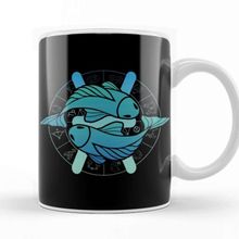 Baskı Dükkanı Pisces Fish Lilac Kupa