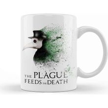 Baskı Dükkanı Plague Doctor the Plague Feeds the Death Kupa