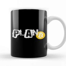 Baskı Dükkanı Plan B Bitcoin Cryptocurrency Decentralized Crypto Kupa