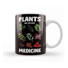 Baskı Dükkanı Plants the Best Medicine Planting Gardening Garden Botanical Kupa