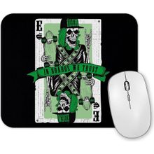 Baskı Dükkanı Playing Card Skull Mouse Pad
