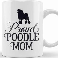 Baskı Dükkanı Poodle Mom 013 Porselen 330 ml Beyaz Kupa Bardak