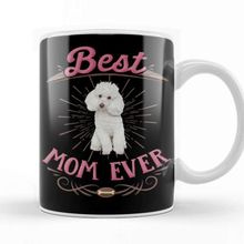 Baskı Dükkanı Poodle Mom 02 Porselen 330 ml Beyaz Kupa Bardak