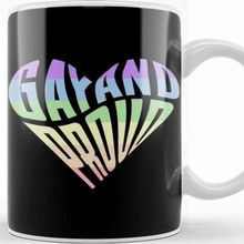 Baskı Dükkanı Pride Month Gay And Proud Rainbow Pastel Kupa