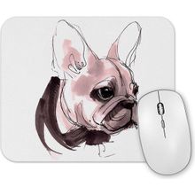 Baskı Dükkanı Pug Köpek Fransız Bulldog Mouse Pad