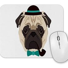 Baskı Dükkanı Pug Perfil Mouse Pad